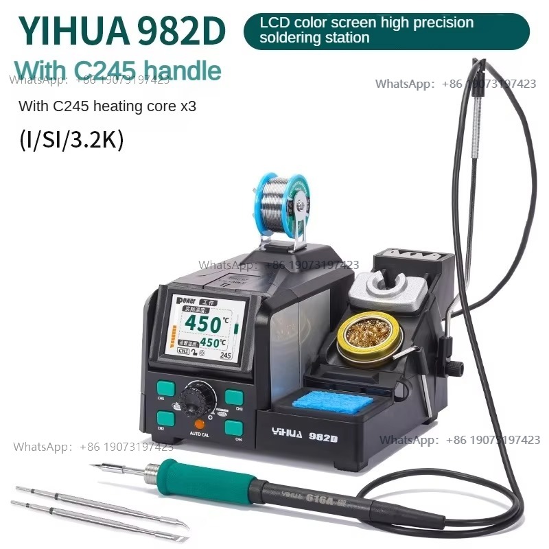982D Digital Rapid Heating Sol - огляд і ціна C210 Precision Soldering Station