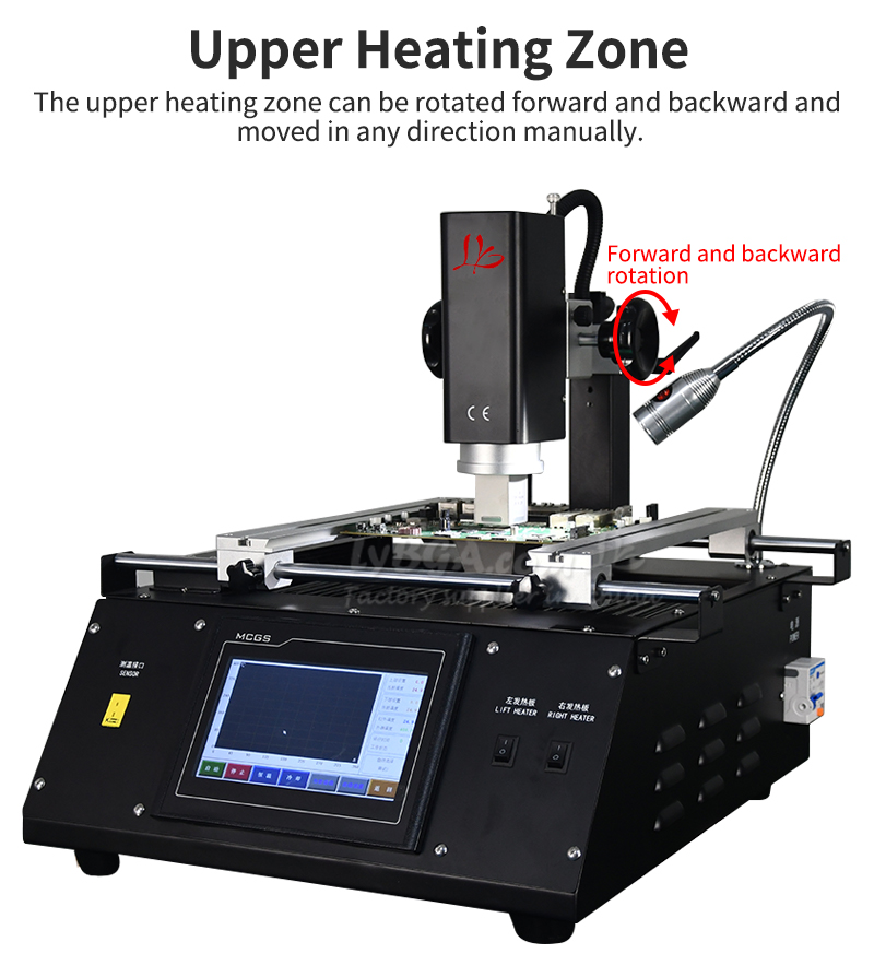 LY R5800 3 Zones Hot-Air BGA R - огляд і ціна Infrared Bga Rework Station