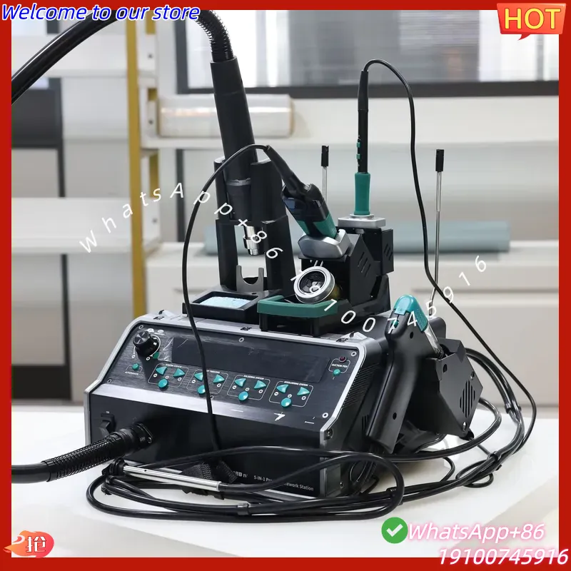 2026Hot YIHUA-948D IV 5-in-1 S - огляд і ціна Desoldering Pump Electric Vacuum Station