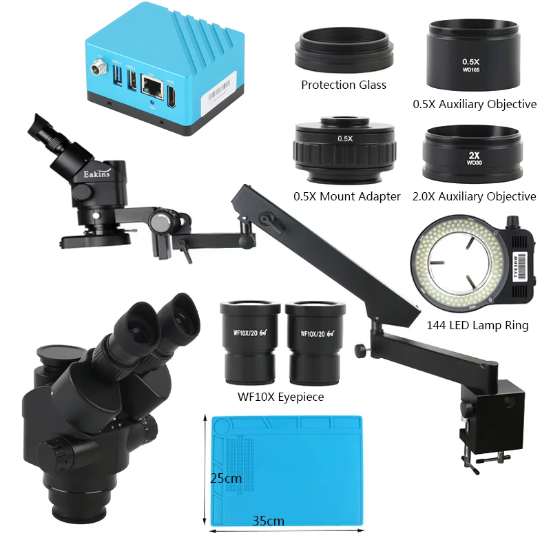 UHD 4K IMX334 HDMI Digital Vid - огляд і ціна Simul-Focal Industrial Microscope 4K Hdmi