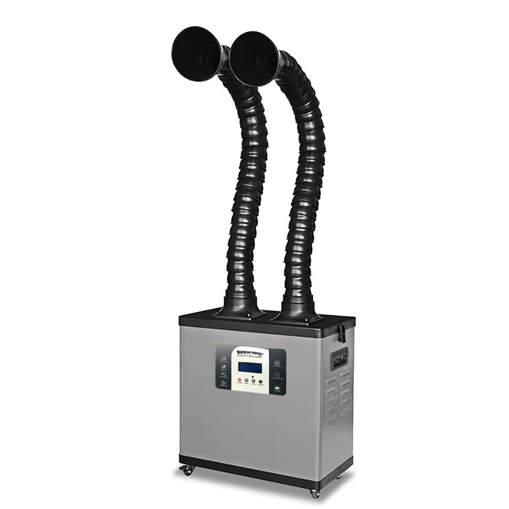 C200Y Portable High Power Dual - огляд і ціна Fume Extractor Soldering Dual Arm