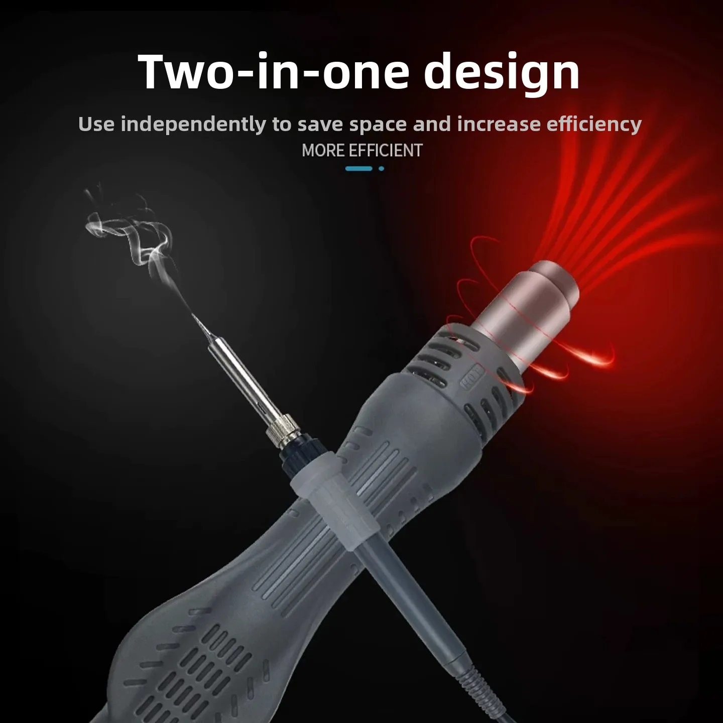 8878D 2-in-1 Rework Station –  - огляд і ціна 2 In 1 Soldering Rework Station 750W