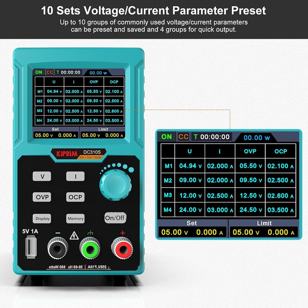 DC Power Supply, 0-30V 0-10A A - огляд і ціна High Precision Dc Power Supply 30V 10A