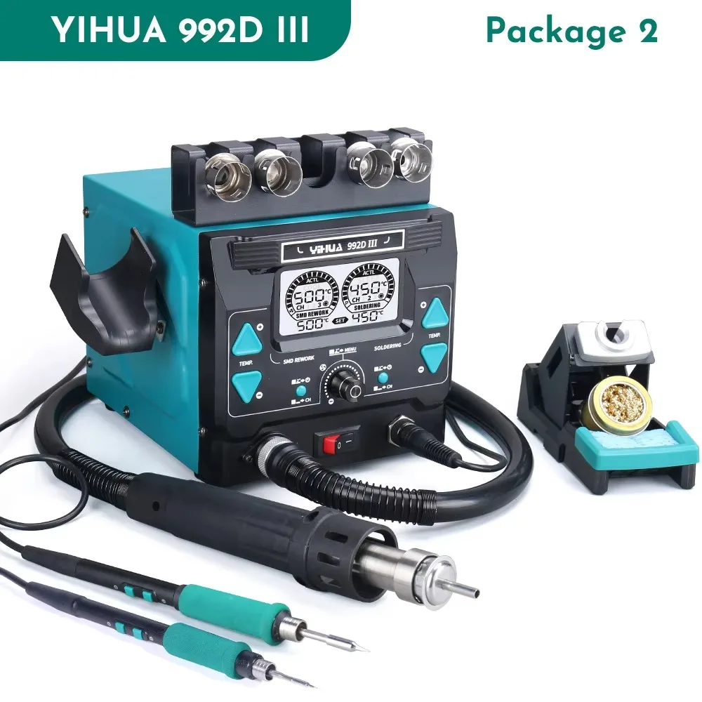 YIHUA992D-III 1000W High Power - огляд і ціна C210 Precision Soldering Station