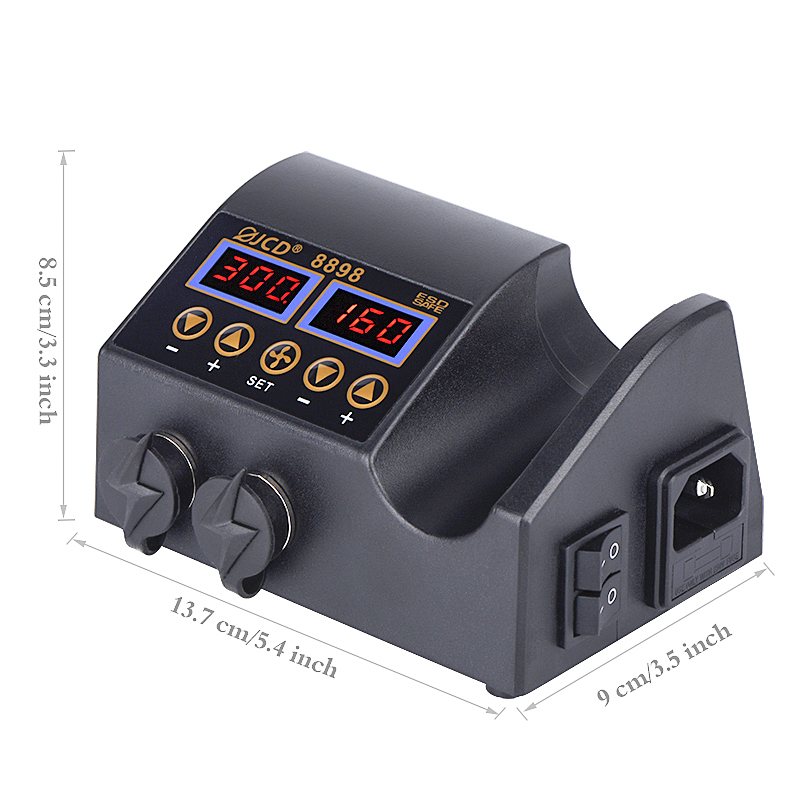 JCD 8898‑16 750W 2‑in‑1 LCD Di - огляд і ціна 2 In 1 Soldering Rework Station 750W