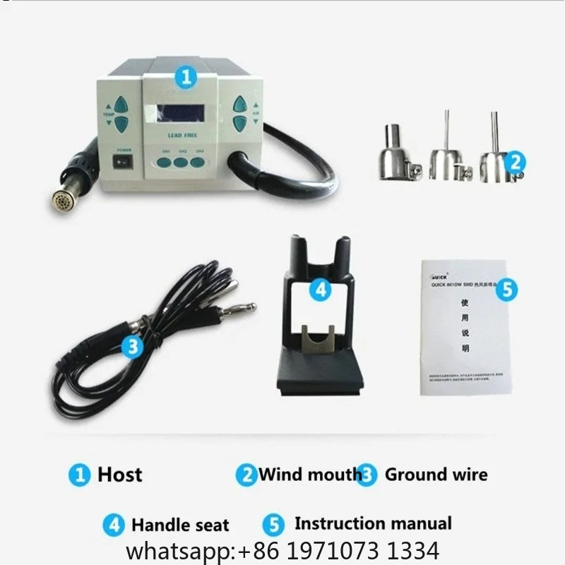 220V Original  861DW Heat Gun  - огляд і ціна Hot Air Rework Station 861Dw