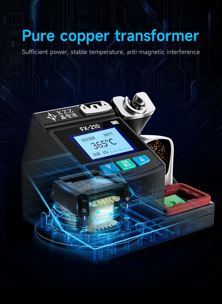 XZZ FX-210 Super Precision Sol - огляд і ціна C210 Precision Soldering Station