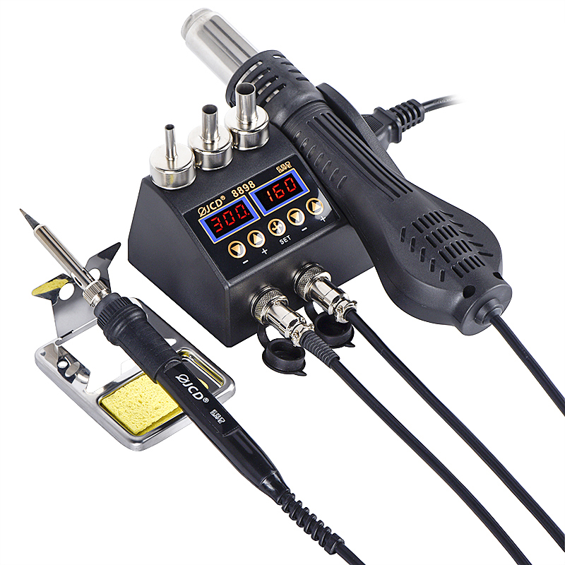 JCD 2 in 1 8898 Soldering Stat - огляд і ціна 2 In 1 Soldering Rework Station 750W